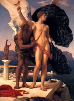 Lord Frederick Leighton : Daedalus and Icarus